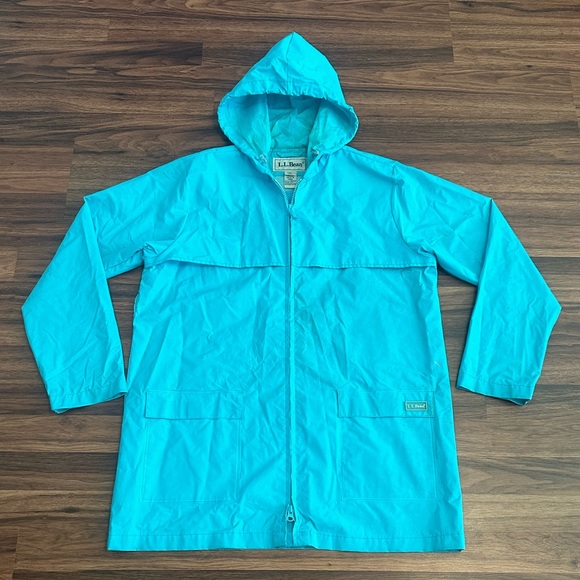 Vintage Jackets & Coats Vtg 9s Ll Bean Rain Jacket Size Medium